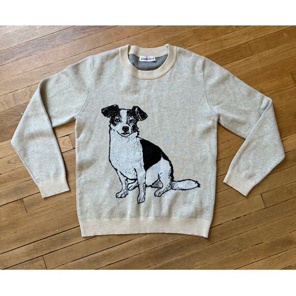 Sweater Hound Adorable Dog Portrait Sweater Size Medium - Picture 1 of 5